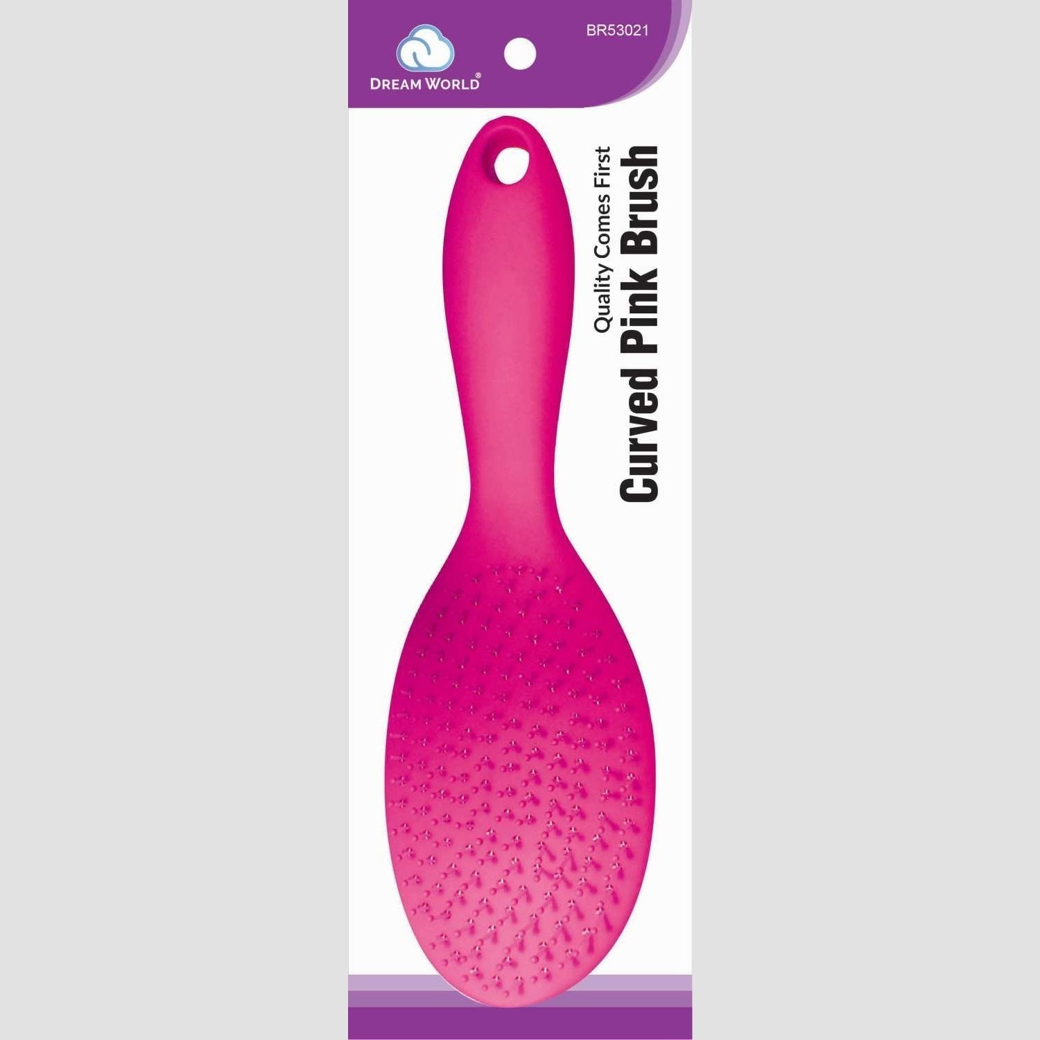 Brittny Brush Curved Pink